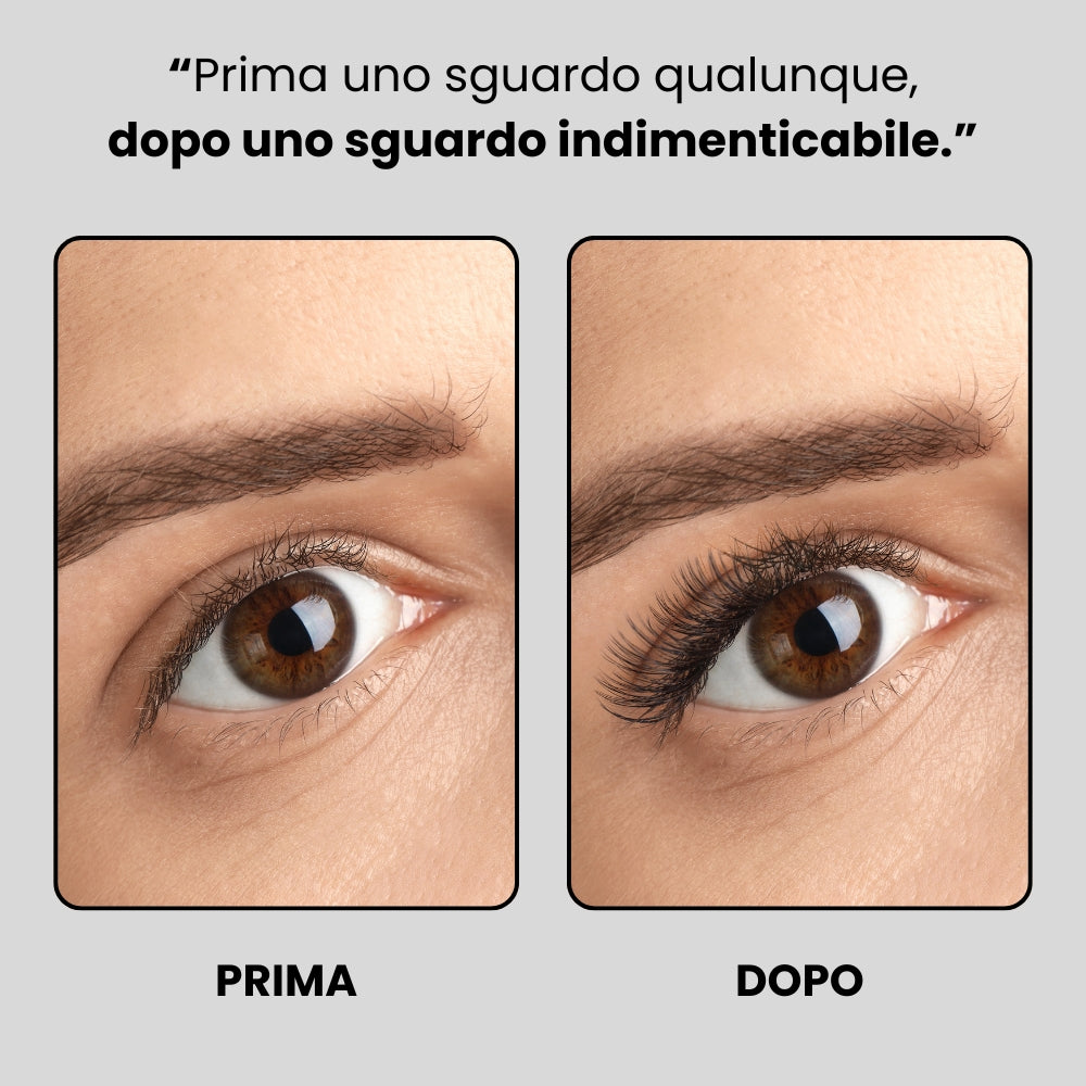 Mascara con Spazzola in Metallo