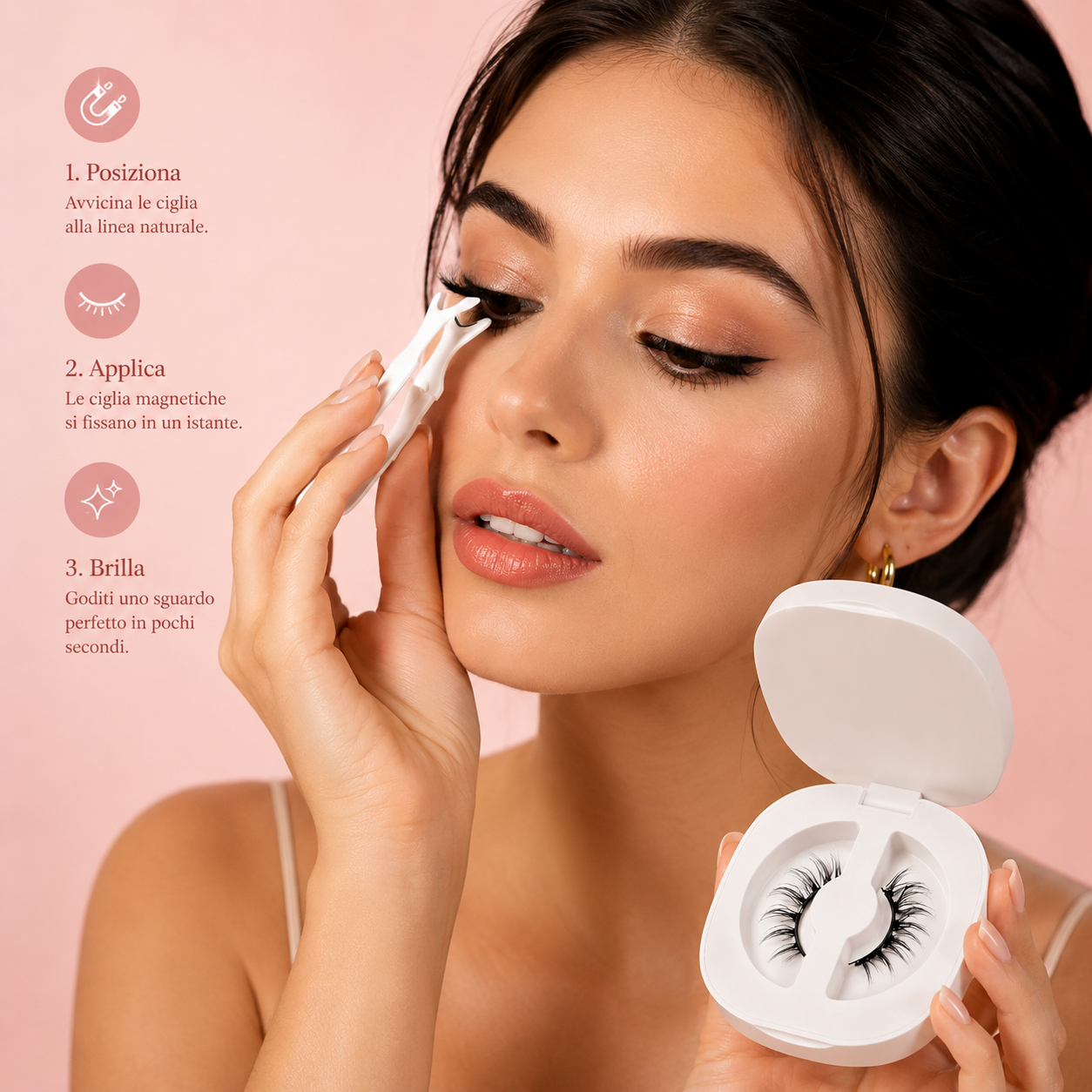 Magnetic Lashes™ — Kit Ciglia Magnetiche Naturali con Applicatore Incluso